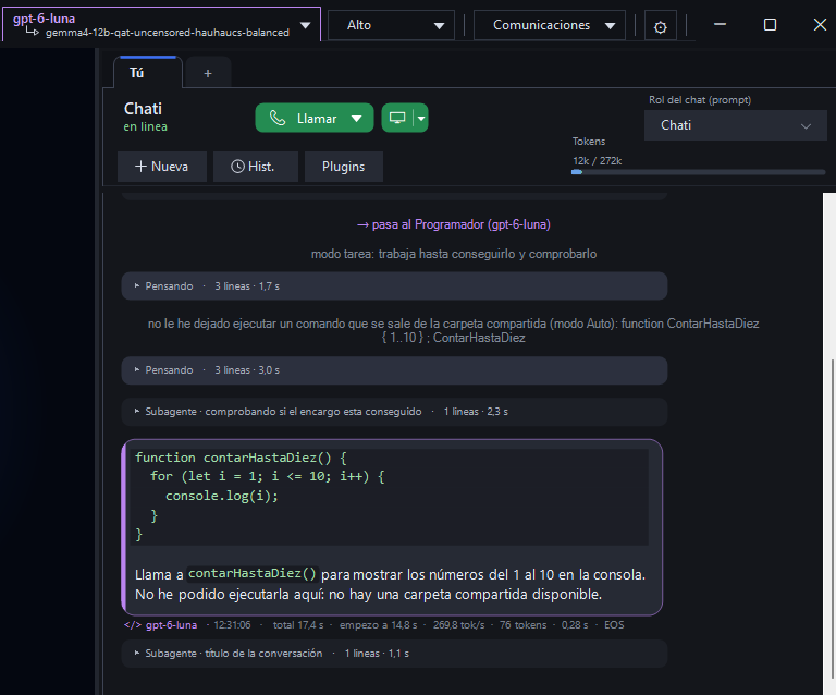 Programmer mode in purple writing code
